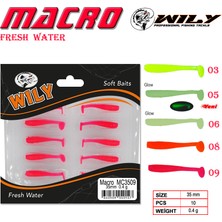 Wily Macro Lrf Silikon Yem 3.5 cm 0.4 gr