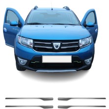 A&G Tuning Dacia Sandero Krom Ön Panjur (4parça) 2012-2016 Paslanmaz Çelik