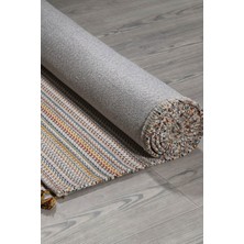 Sultan Halı Turuncu Kaymaz Tabanlı Nano Kilim