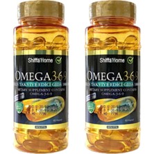 Shiffa Home Omega 3-6-9 Balık Yağı Trigliserit Form 1000 mg 60 Softgel x 2