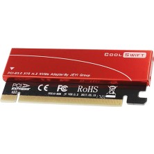 Beloving M.2 Nvme SSD Ngff Pcıe 3.0 X16 Adaptörü, M Tuşunu Destekler 2230-2280 Kırmızı (Yurt Dışından)