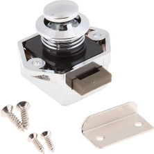 Strade Store Pearl Chrome Anahtarsız Dolap Push Mandal Kilidi Rv Dolap Karavan Kilidi (Yurt Dışından)