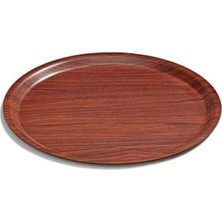 Globy Özgül Kaymaz Yuvarlak Kraft Tepsi 43 cm