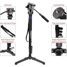 Deyatech Kingjoy Vt 1510 MP208F Set Profesyonel Monopod Seti 1745CM