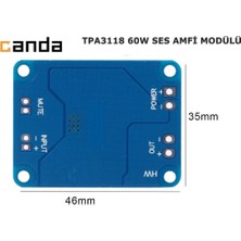 UniChrome TPA3118 Ses Amfi Modülü 60W Dc 8-24V Mono Devre