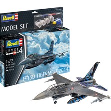 Revell 1/72 Maket Uçak F-16D Tigermeet 2014 Boyalı Set N:63844