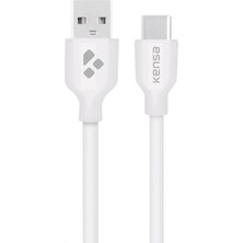 Kensa  Typ-C USB Kablo 1.2m 2.1A Kensa DK-152