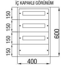 Çetinkaya Sıva ÜSTÜ45LI Sigorta Dağıtım Panosu