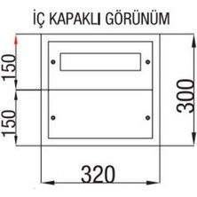 Çetinkaya Sıva ÜSTÜ12LI Sigorta Dağıtım Panosu