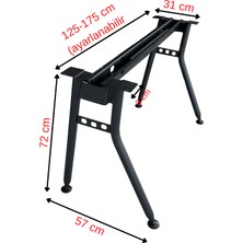 Enova  Metal Masa Ayağı, Ofis Masası-Çalışma Masası-Proje Masası-Ayarlanabilir Masa Ayağı