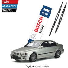 Bosch Bmw E39 Silecek Takımı (1996-2003 E39) Bosch TWIN,539,E39 Ön Silecek Set