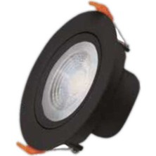 Ack AD01-00531 6500K Beyaz Işık 5W Siyah Kasa LED Spot Armatür
