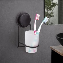 Okyanus Home Magic Fix Sihirli Yapışkan Siyah Diş Fırçalık