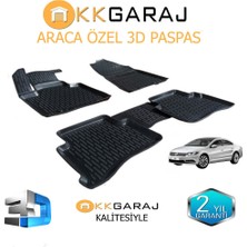 KK Garage Volkswagen cc 2006-2017 Araca Özel 3D Paspas