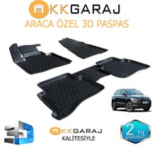 KK Garage Skoda Karoq Araca Özel 3D Paspas