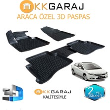 KK Garage Honda Civic Fb7 2012-2016  Araca Özel 3D Paspas