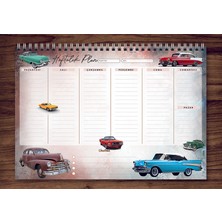 Express Planner A4 Haftalık Planlayıcı Cars-2 Classic