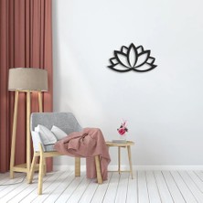 Fashion Lotus Çiçeği,  Duvar Dekoru, Metal Tablo, Laser Tablo, Hediyelik, Dekoratif