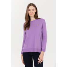 U.S. Polo Assn. Kadın Lila Triko Kazak 50251905-VR034