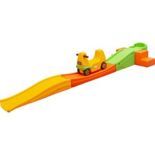 Bahçe Oyuncak Roller Coaster - Arabalı Platform Set - Oyun Parkı - Oyun Alanı