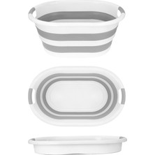 Meleni Home Katlanabilir Silikon Çamaşır Sepeti