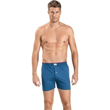Jiber Erkek Indigo Pamuklu Boxer 127