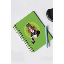 Takivis Charlienin Çikolota Fabrikası Ahşap Kapaklı Mdf Defter