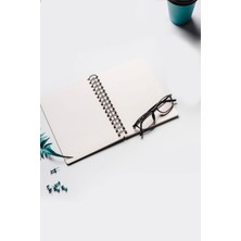 Takivis Serseri Melek Ahşap Kapaklı Mdf Defter