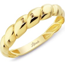 Lilarote Burgulu Altın Yüzük