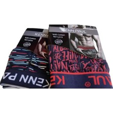 Kenn Paul Erkek Dijital Baskılı Cotton Pamuk Ikili Boxer KP202