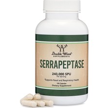 Double Wood Serrapeptase 240,000 Spu 120 Kapsul Abd