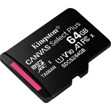 Kingston 64GB Hafıza Kartı Micro-Sd/tf Yüksek Hızlı Hafıza Kartı Gözetleme Kamerası Sürüş Kaydedici Evrensel( Yurt Dışından )