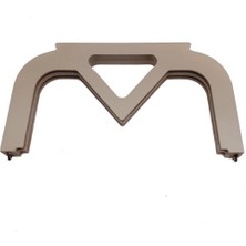 Angel Çanta Aksesuar 26 cm Açık Gri Renk Ahşap Burs, Ahşap Klips