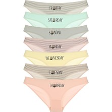 Ilısana 7'li Renkli Haftanın Günleri Kadın Külot