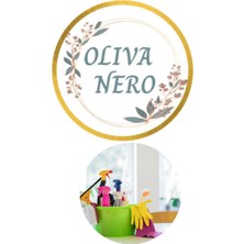 Oliva Nero Metal Başlıklı Cam Çek Çek Camsil 35 cm +35 Cmpeluş ve Aparatı + 50X50 Mikrofiber Cam Bezi