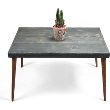 Entema Doğal Ağaç Lata Masif Kütük Orta Sehpa (60CM x 120CM) Ağaç Ayak