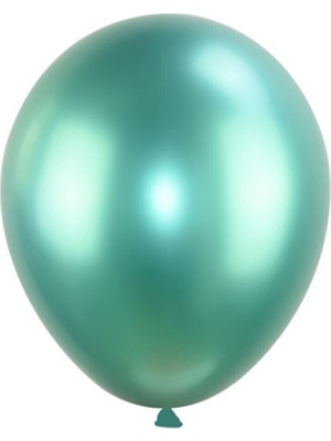 Bal10 Dünyası Yeşil Krom Balon 10 Adet