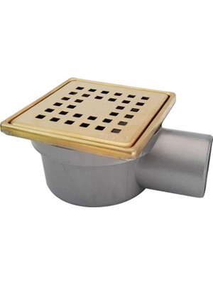 Sukar 10X10 Altın Çelik Kare Izgaralı Yer Süzgeci 1041-1285022-71