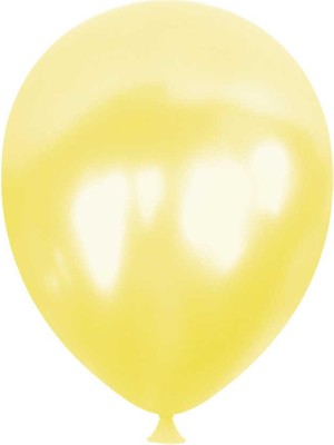 Kikajoy Metalik Açık Sarı Balon 40LI