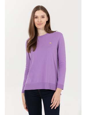 U.S. Polo Assn. Kadın Lila Triko Kazak 50251905-VR034