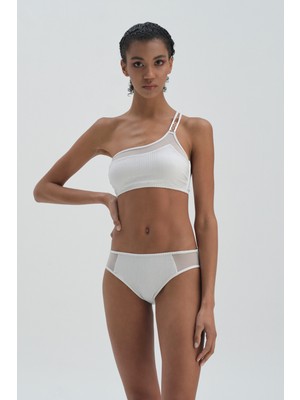 Dagi Beyaz Normal Bel Bikini Alt