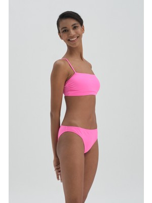 Dagi Neon Pembe Bralet Bikini Üst