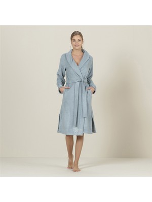 Chakra Debby Kadın Bornoz Aqua
