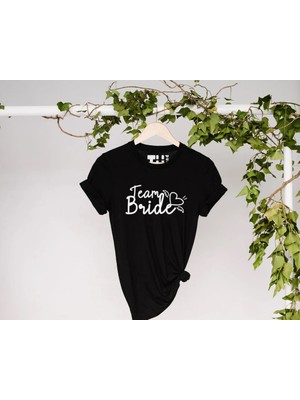 Tüşört Bride Team Baskılı Pamuklu Tshirt