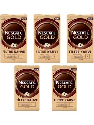 Nescafe Gold Filtre Kahve 250 gr 5'li