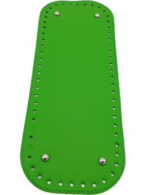 Angel Çanta Aksesuar Suni Deri Yeşil Renk 32X12 cm Dikdörtgen Çanta Tabanı