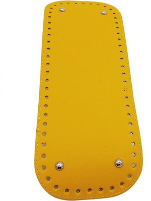 Angel Çanta Aksesuar Suni Deri Sarı Renk 32X12 cm Dikdörtgen Çanta Tabanı