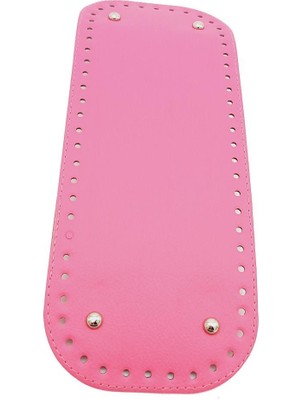 Angel Çanta Aksesuar Suni Deri Fuşya Renk 32X12 cm Dikdörtgen Çanta Tabanı