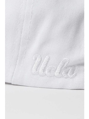 Ucla Pasedena Beyaz Baseball Cap Nakışlı Standard Fit Unisex Şapka