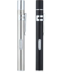 xPhone Store El Feneri Öğrenci Kalem Işık Sarı Beyaz Çift Işık Kaynağı Dental Işık (Siyah) (Yurt Dışından)